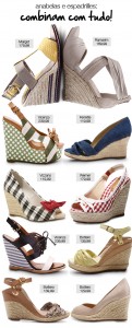 Anabelas e espadrilles nas alturas