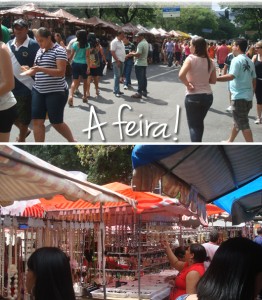 Na famosa feira hippie de Belo Horizonte!