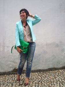 Menta com chuva