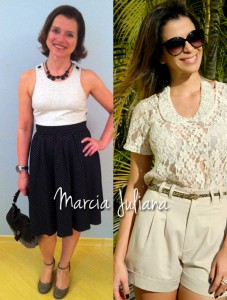 Looks das leitoras!