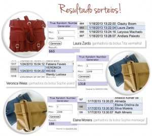 Resultado sorteio OArtífice!