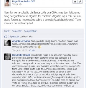 A minha não-impressão da Santa Lolla para C&A II