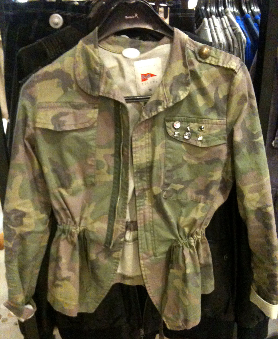 camisa camuflada feminina c&a