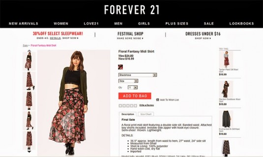Saia estampada Forever site_700px