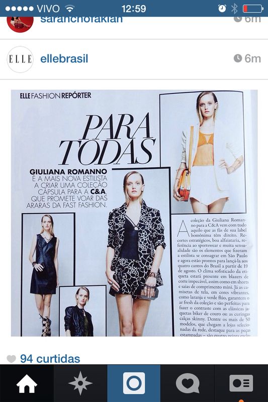 Próxima coleção: Giuliana Romanno para C&A