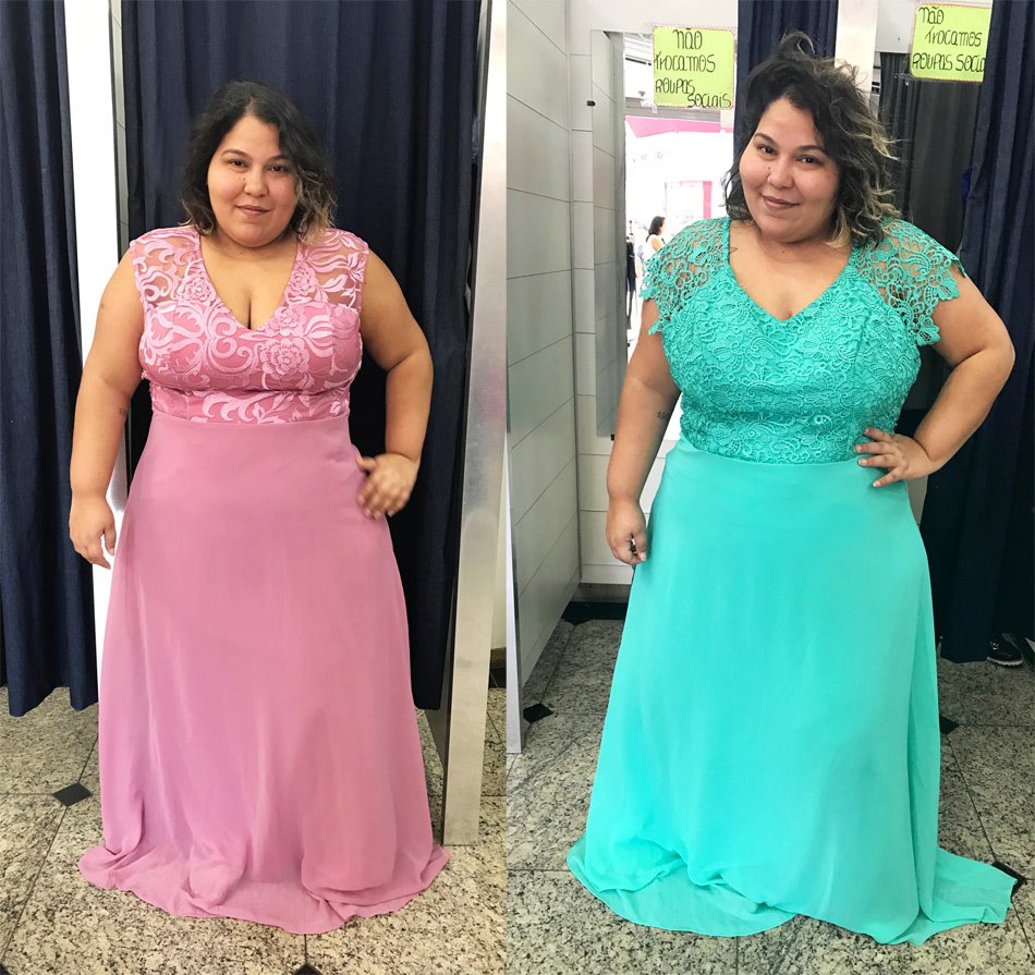 vestido longo de festa plus size barato