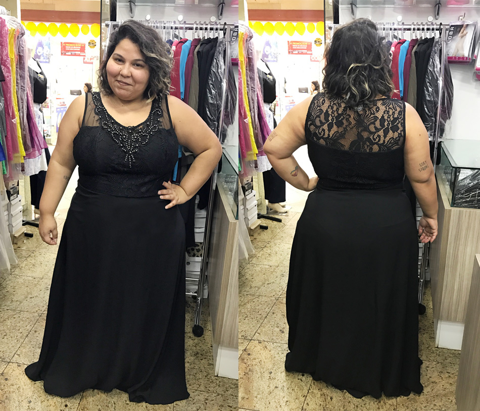 vestido de festa plus size loja fisica